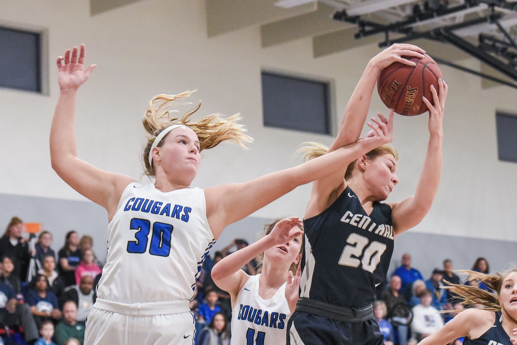 12/6/19 - Girls Basketball - Francis Howell Central at Lutheran St. Charles